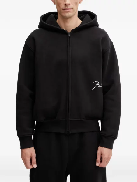 Hanorac cu glugă Rhude cu autograf negru