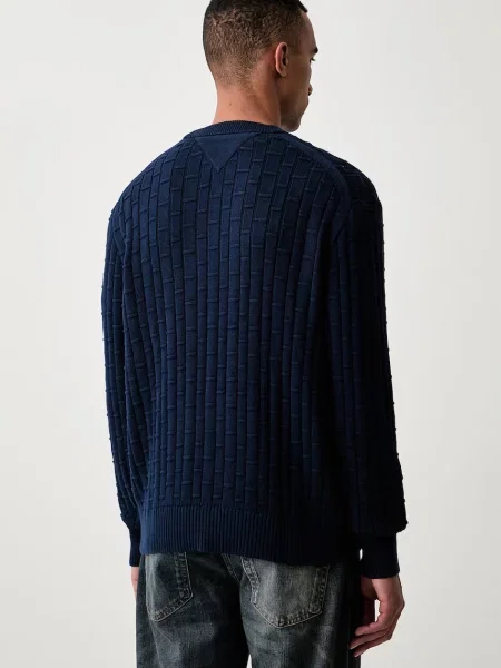Tommy Hilfiger sweter granatowy