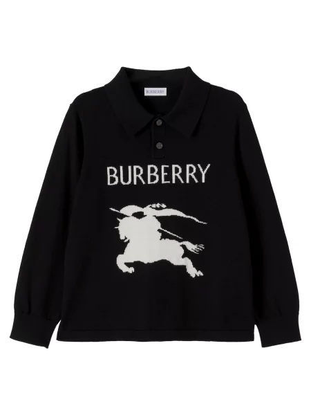 Gyerek pólóing Burberry fekete