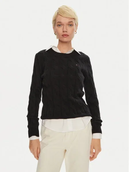 Tommy Hilfiger Pulover negru