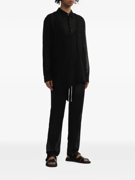 Pantaloni Rick Owens cu cordon negru