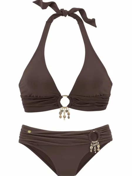 S.Oliver Costum de baie două piese maro