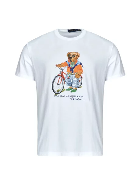 Polo majica Polo Ralph Lauren s kratkimi rokavi bela