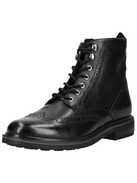 CLARKS Bocanci cu șireturi Newford' negru