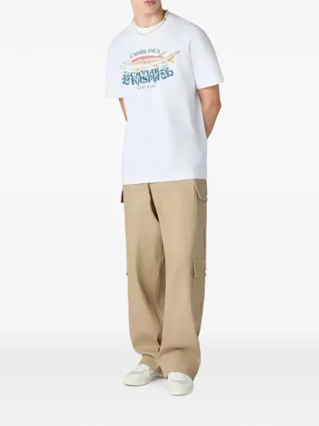 Tricou Casablanca cu imagine alb