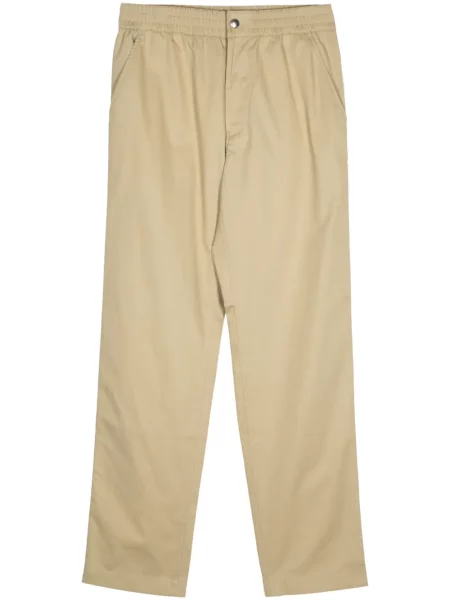 Zúžené kalhoty Maison Kitsuné s výšivkou