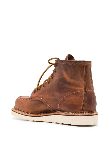 Fűzős csipkés bokacsizma Red Wing Shoes piros