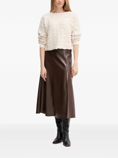 Dzianinowy sweter Oui