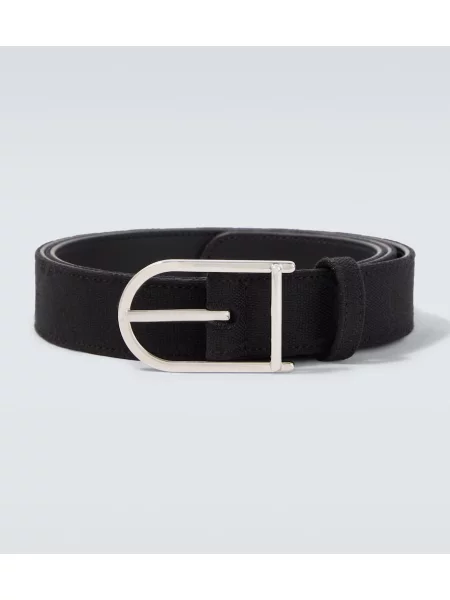 Curea Gucci din canvas negru
