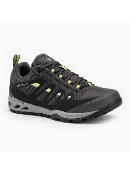 Încălțăminte de turism pentru bărbați Columbia Vapor Vent dark grey/napa green gri