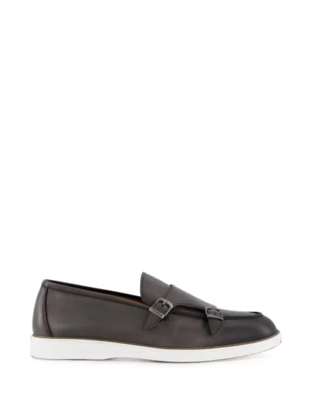 Pantofi monk Atelier Verdi cu bretele gri