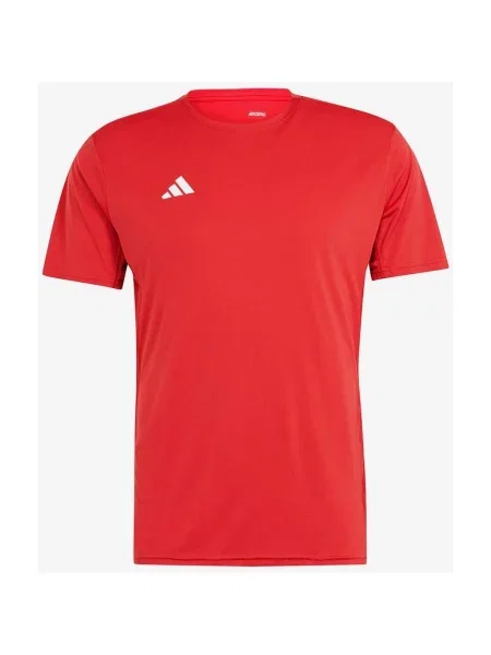 Koszulka adidas Adizero Essentials Running krótki rękaw S czerwony