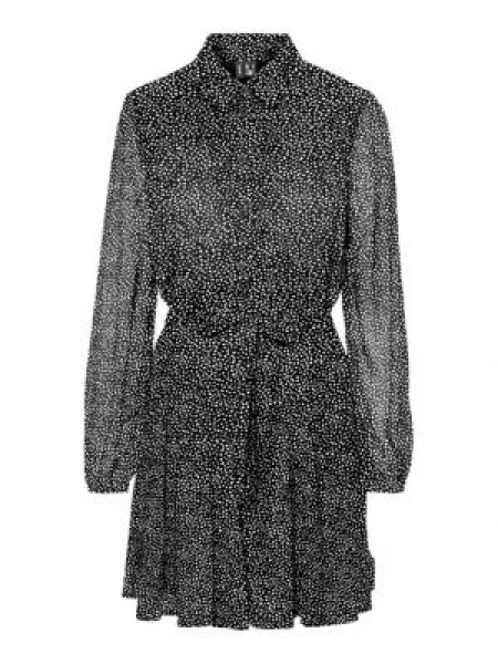 Vero Moda Rochie tip cămașă negru