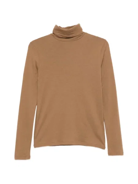 Lung tricou Majestic Filatures maro