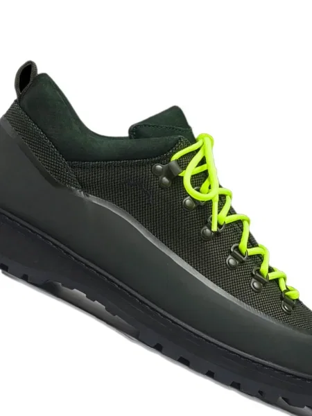 Sneakers Diemme με κορδόνια από διχτυωτό πράσινο