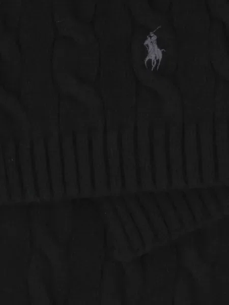Fular Polo Ralph Lauren de lână cu autograf roșu