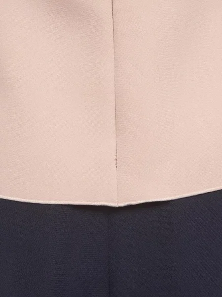 Pantaloni Roksanda din crep roz