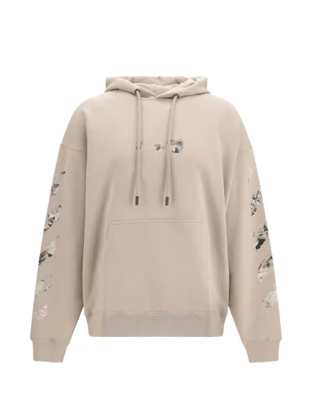 Hanorac cu glugă Off-white alb