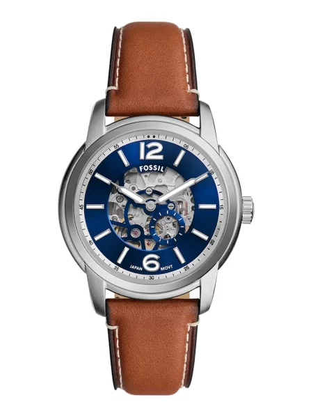 FOSSIL Analóg órák HERITAGE sötétkék ezüst barna