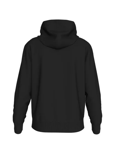 Hanorac cu glugă Calvin Klein cu autograf negru