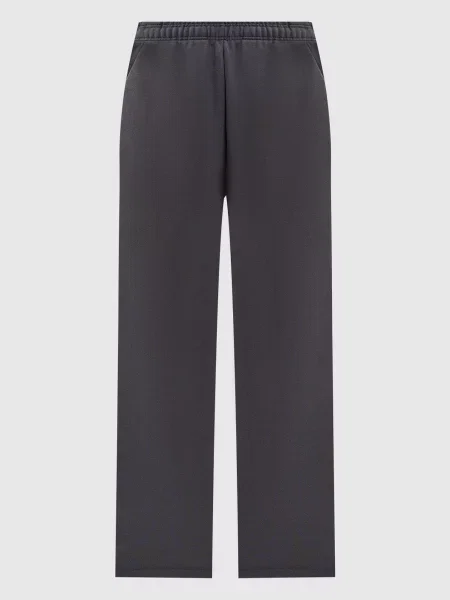 Спортивні штани з вишивкою логотипа Vetements сірі