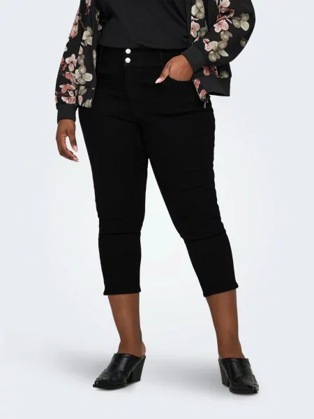 ONLY Carmakoma Jeans CARCruz' negru