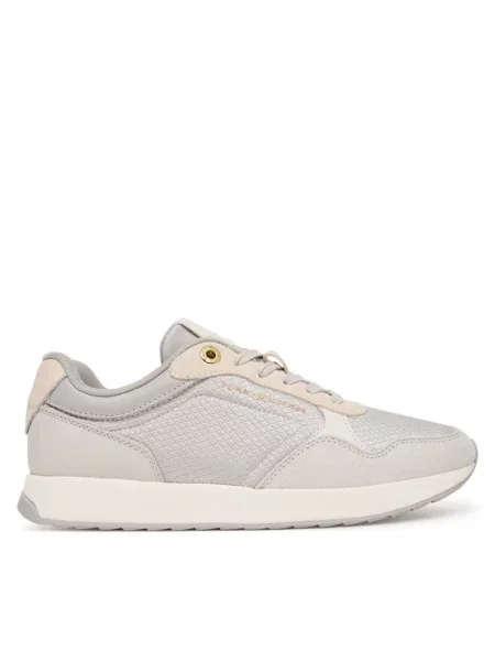 Tommy Hilfiger Superge Th Retro Runner Svetlo siva