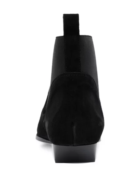 Semišové chelsea boots Angel Alarcon černé