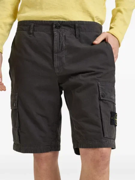 Šortky cargo Stone Island s kamínky šedé