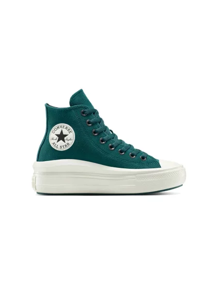 Converse Chuck Taylor All Star Move Platform Suede Kobiety Buty sportowe Converse Size: zielony