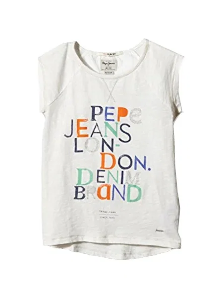 Tricou copii Pepe Jeans alb