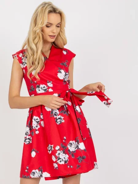 Rochie de cocktail Lakerta de costum roșu
