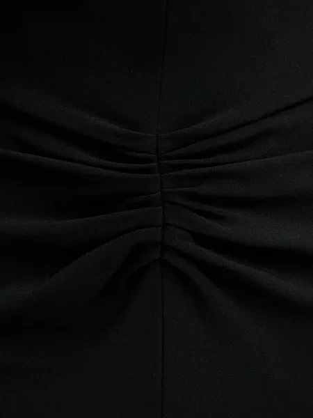 Платье мини Victoria Beckham клеш черное