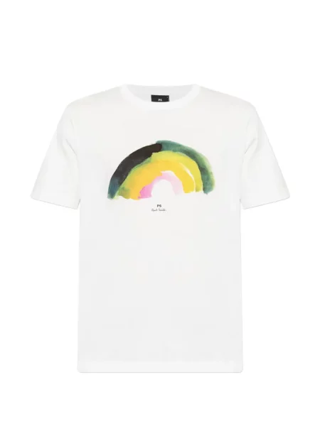 Tricou Ps Paul Smith cu imagine alb