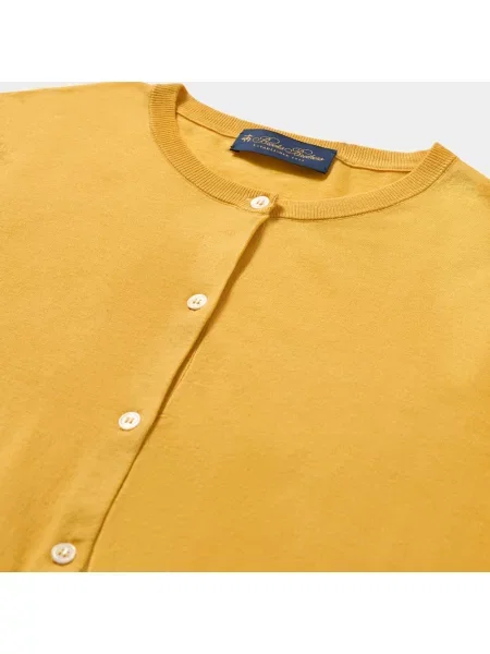 Kardigan Brooks Brothers żółty