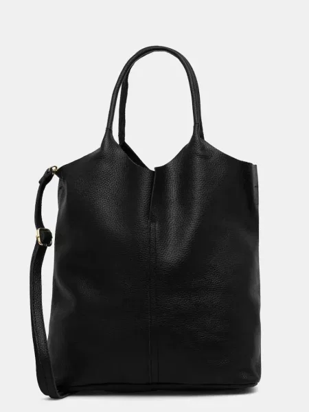Geanta de piele Answear.lab din piele negru