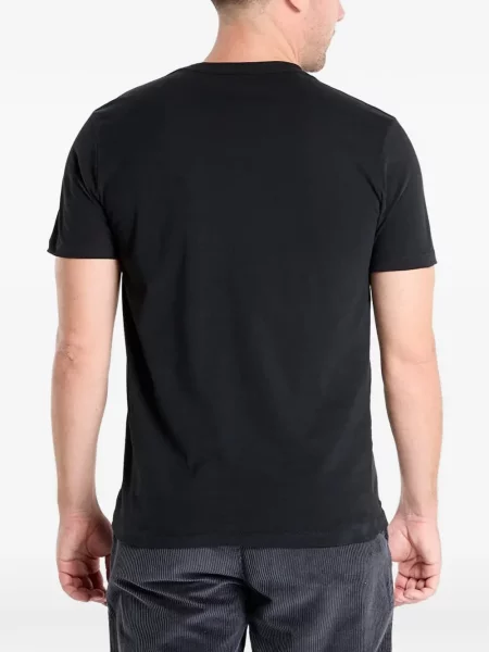 Tricou Allsaints cu broderie negru
