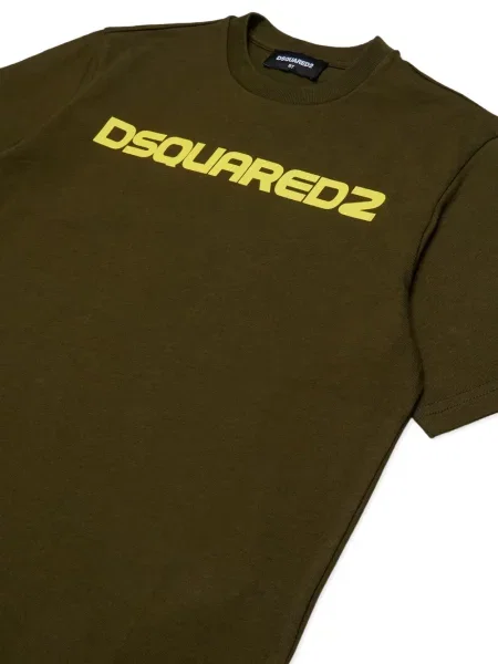 Koszulka dziecięca Dsquared2 zielona