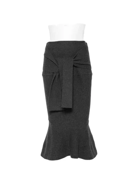 Fustă Jacquemus cu legături gri