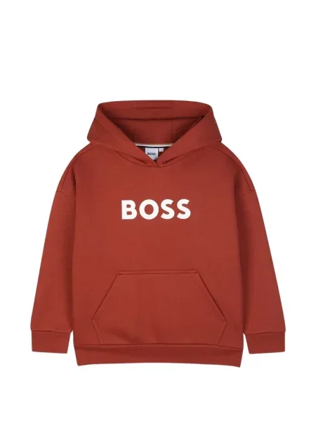 Dětska mikina s kapucí Bosswear červená