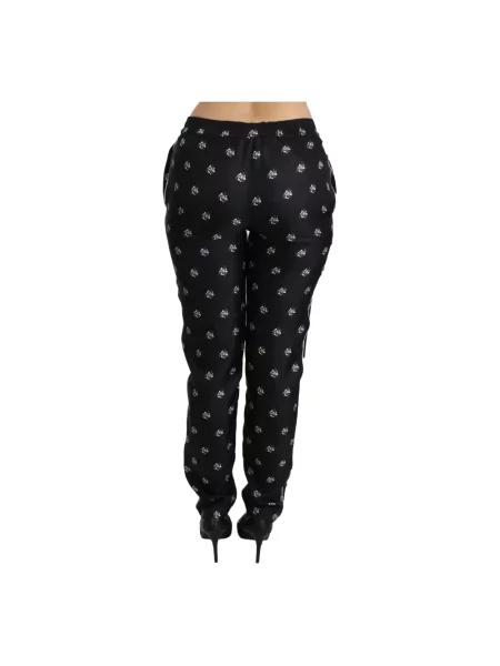 Spodnie Dolce And Gabbana biznesowe czarne