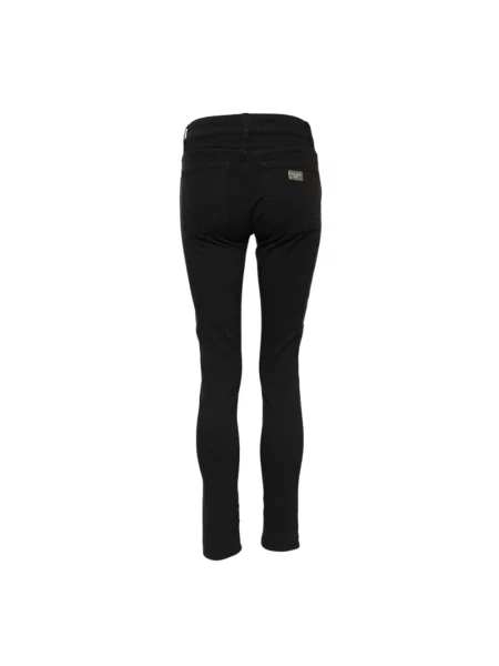 Skinny jeansy skinny Dolce And Gabbana z logo czarne