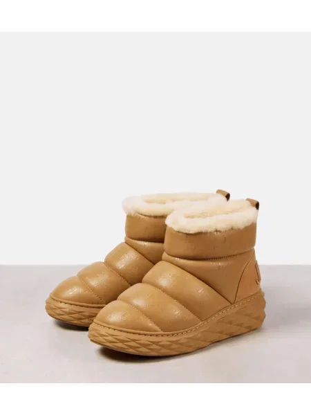 Botine Jimmy Choo din piele maro