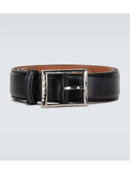 Curea Berluti din piele clasică negru