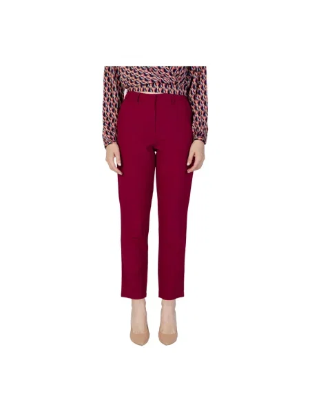 Spodnie Vila czerwone