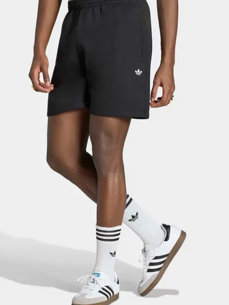 Adidas Originals kratki donji dio trenirke za muškarce s pamukom Essentials crna