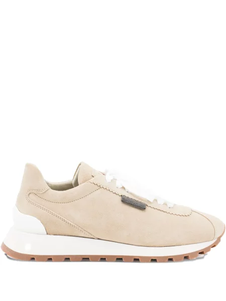 Sneakerși Brunello Cucinelli din piele de căprioară