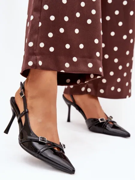 Pantofi cu toc Boto negru