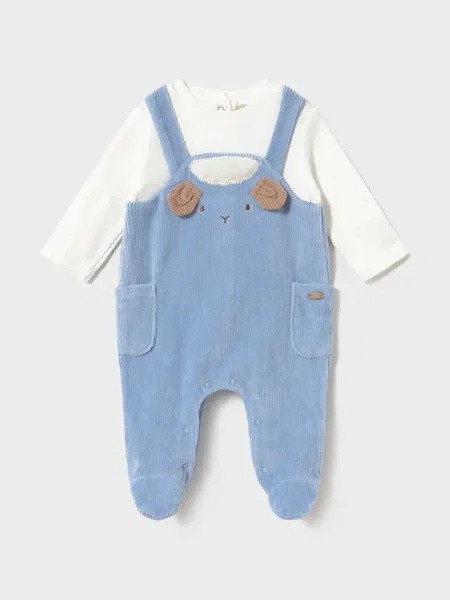 Mayoral Newborn kombinezon za bebe od pamuka plava