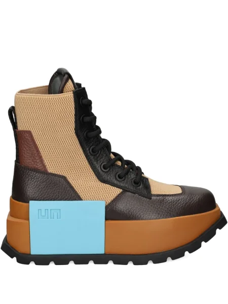 Cizme scurte United Nude din piele maro